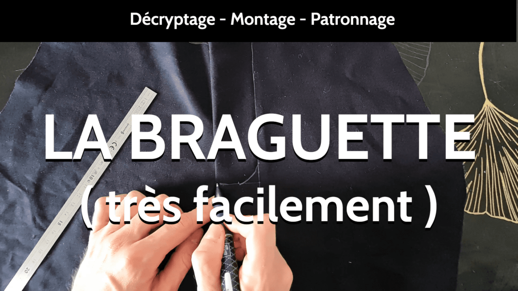 Tuto comment coudre une braguette facilement